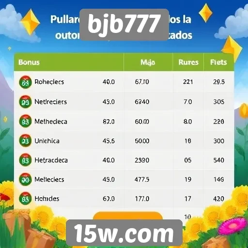 Comparativo de bônus oferecidos pelo bjb777